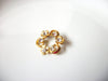 Vintage Clear Rhinestones Brooch Pin 8316