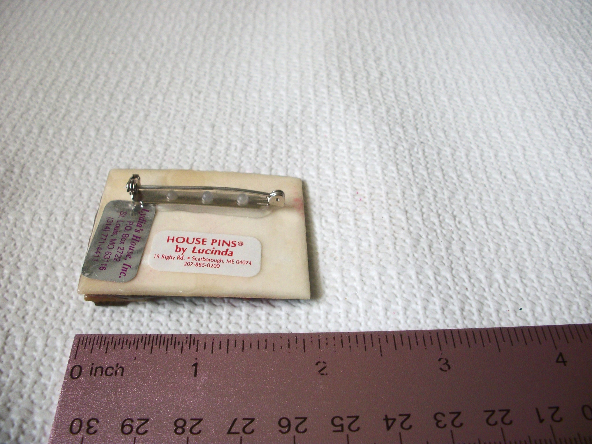 Rare Lucinda House Pins, Christmas Designs By Lucinda 51820