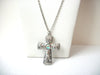 Retro Aurora Borelias Cross Necklace 112320