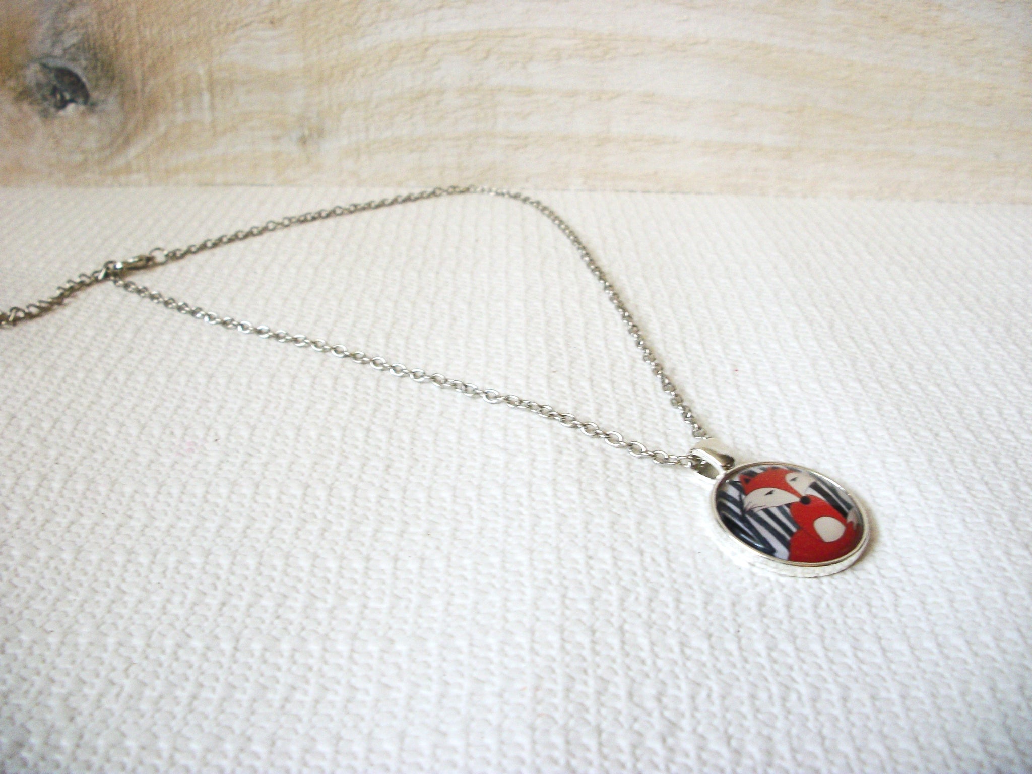 Hand Made Fox Necklace 51820
