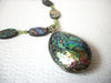 Vintage Coldwater Creek Paua Abalone Necklace 112320