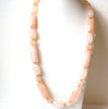 Retro 1980s Long Light Coral Necklace 112420