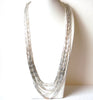 Vintage Coldwater Creek Silver Tones Long Necklace 112420