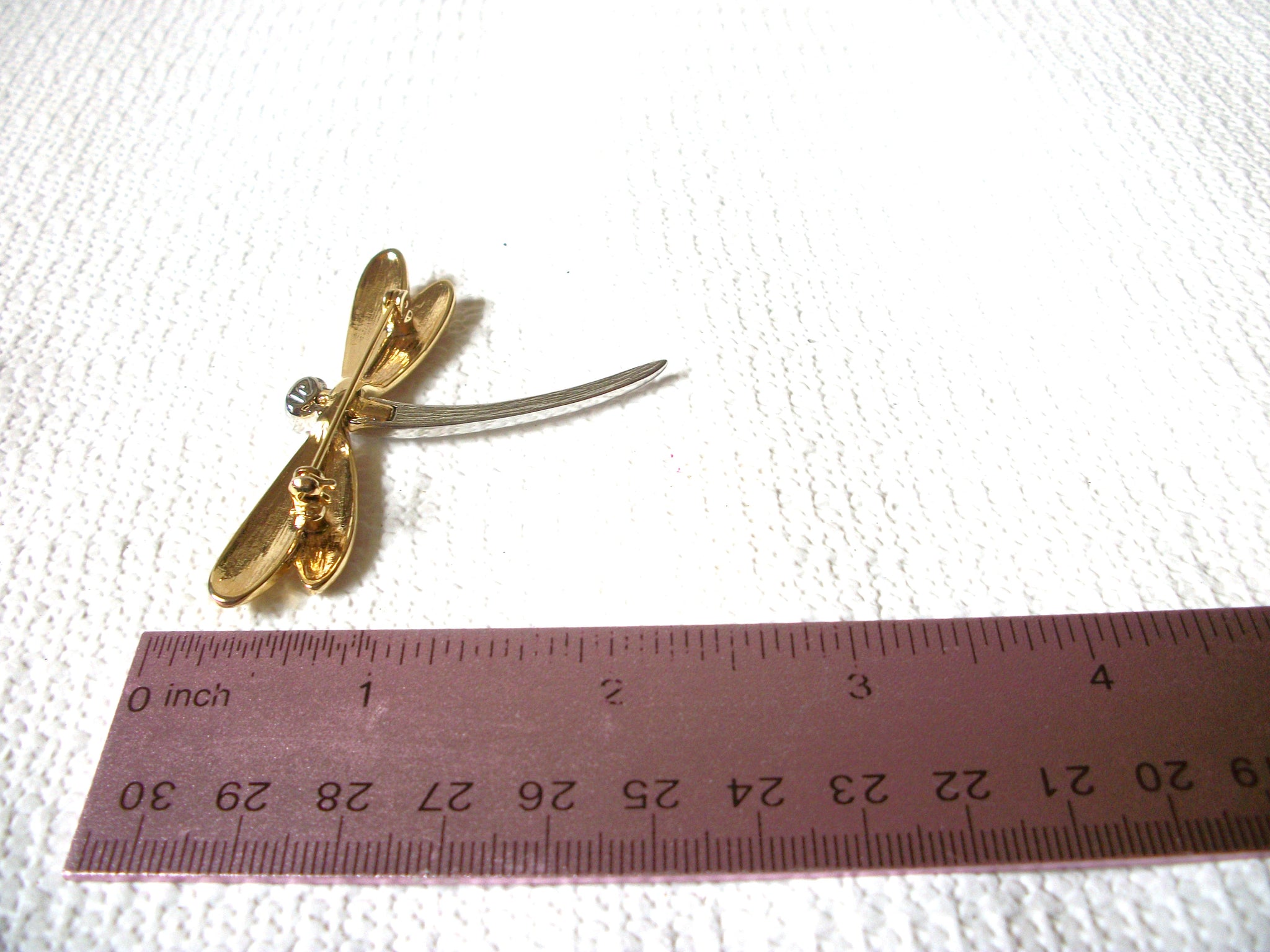 LC Rhinestone Dragonfly Brooch 51820