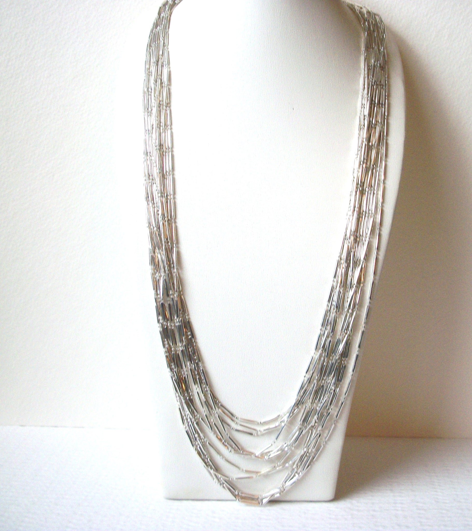 Vintage Coldwater Creek Silver Tones Long Necklace 112420