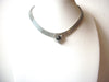 Vintage Act II Silver Toned Hematite Choker Necklace 112520