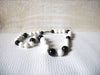 Retro 1980s Black White Necklace 52020