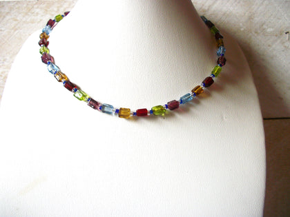 AERO Vintage Glass Necklace Choker 52020