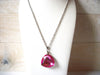 Retro Silver Pink Necklace 52020