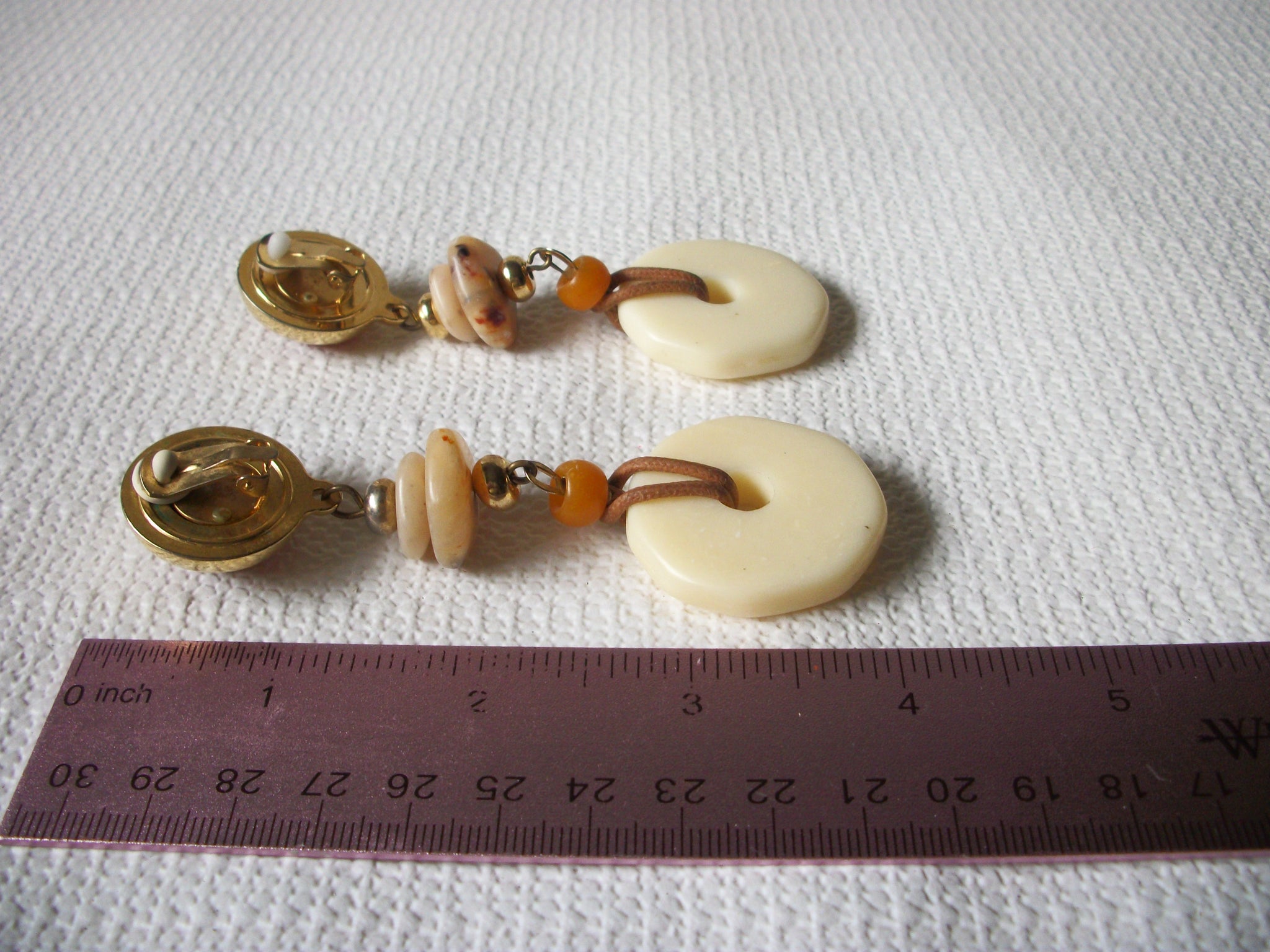Retro 1970s Massive Dangle Earrings 52020