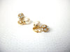 Vintage Rhinestone Faux Pearl Earrings 112620