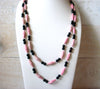 48 Inch Retro Old Plastic Necklace 52220