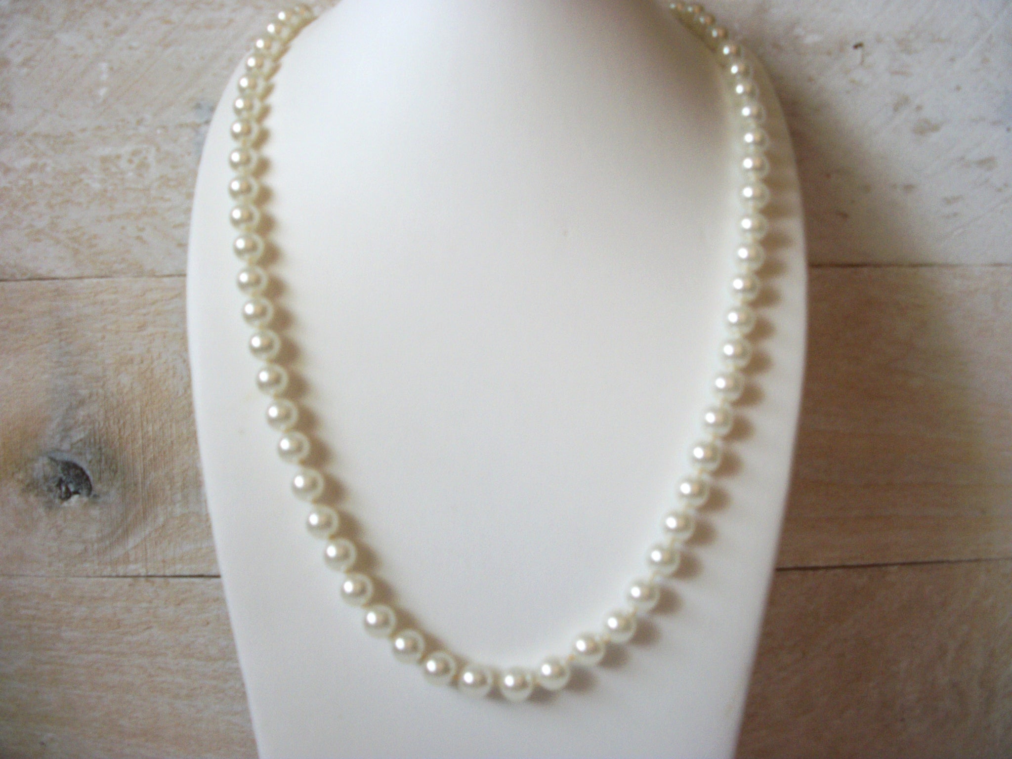 Retro Glass Pearl Necklace 52220
