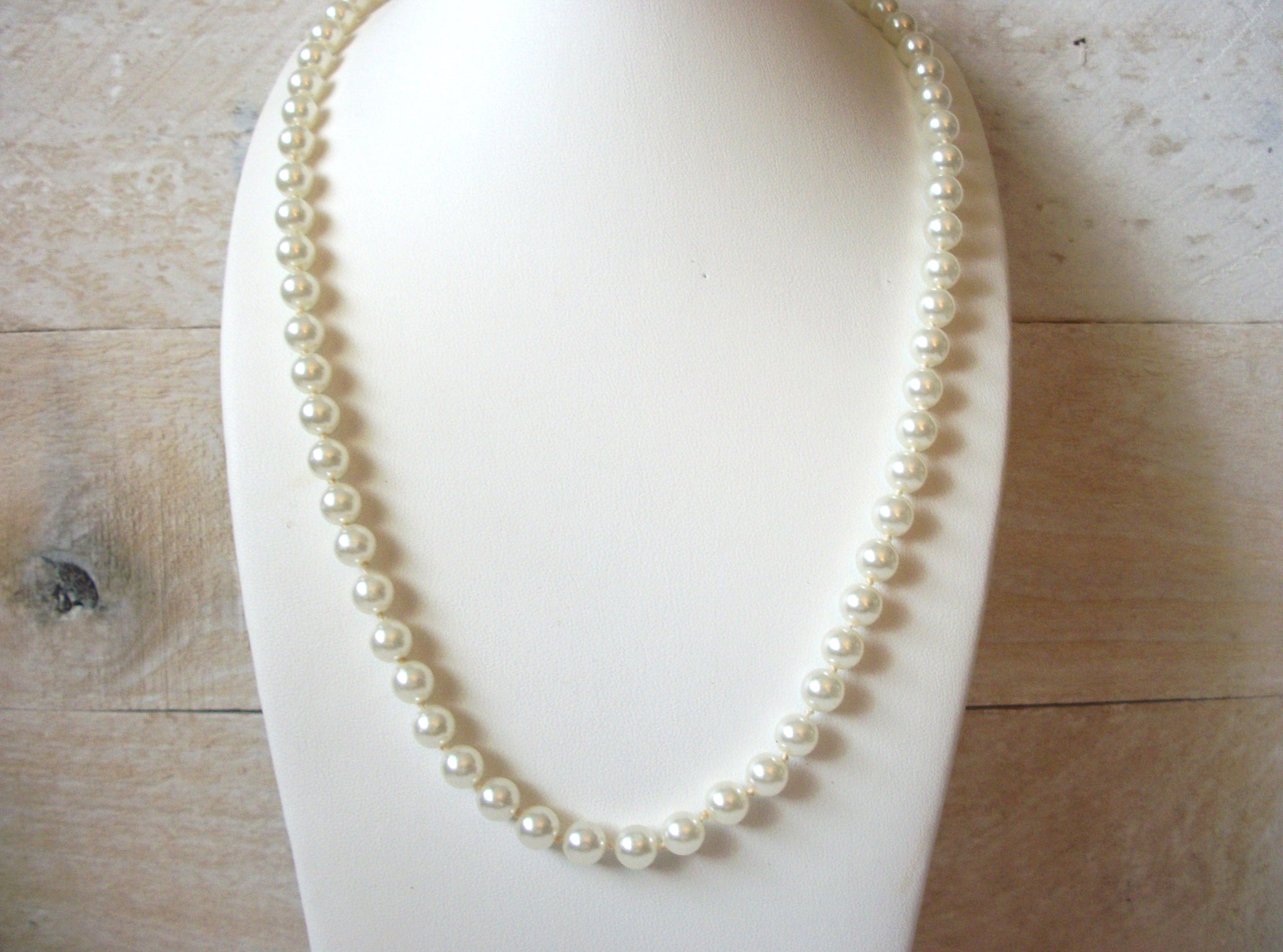 Retro Glass Pearl Necklace 52220