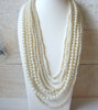 Massive Theater Simulated Pearls Necklace 52220