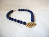 AVON Retro Blue Gold Necklace 52220