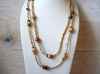 Retro Wood Stone Necklace 52320