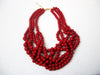 Retro Drama Red Necklace 112620