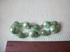 Vintage 70s Glass AB Crystals Mint Green Bracelet 42120