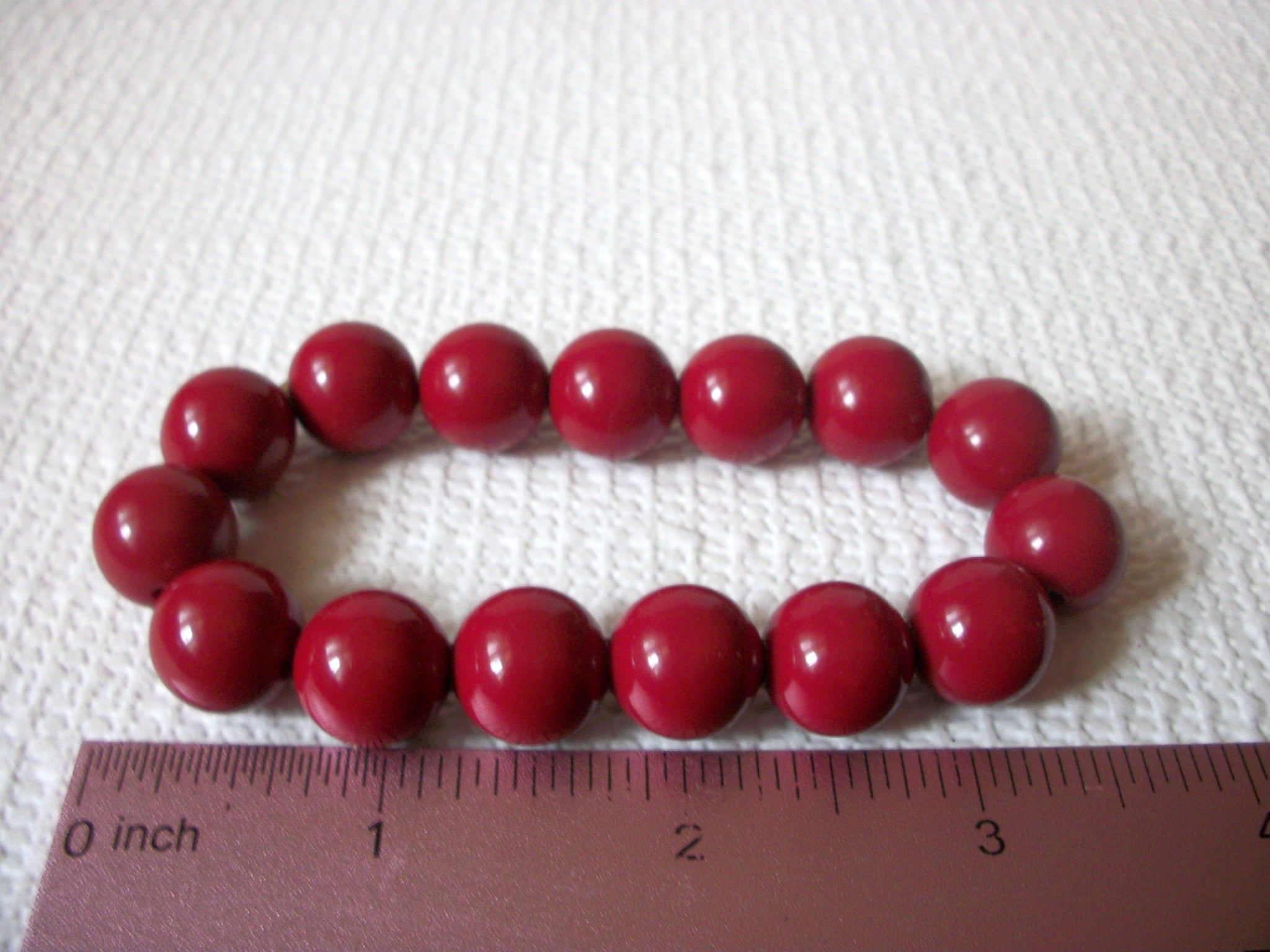 Vintage Cranberry Red Bracelet 42120