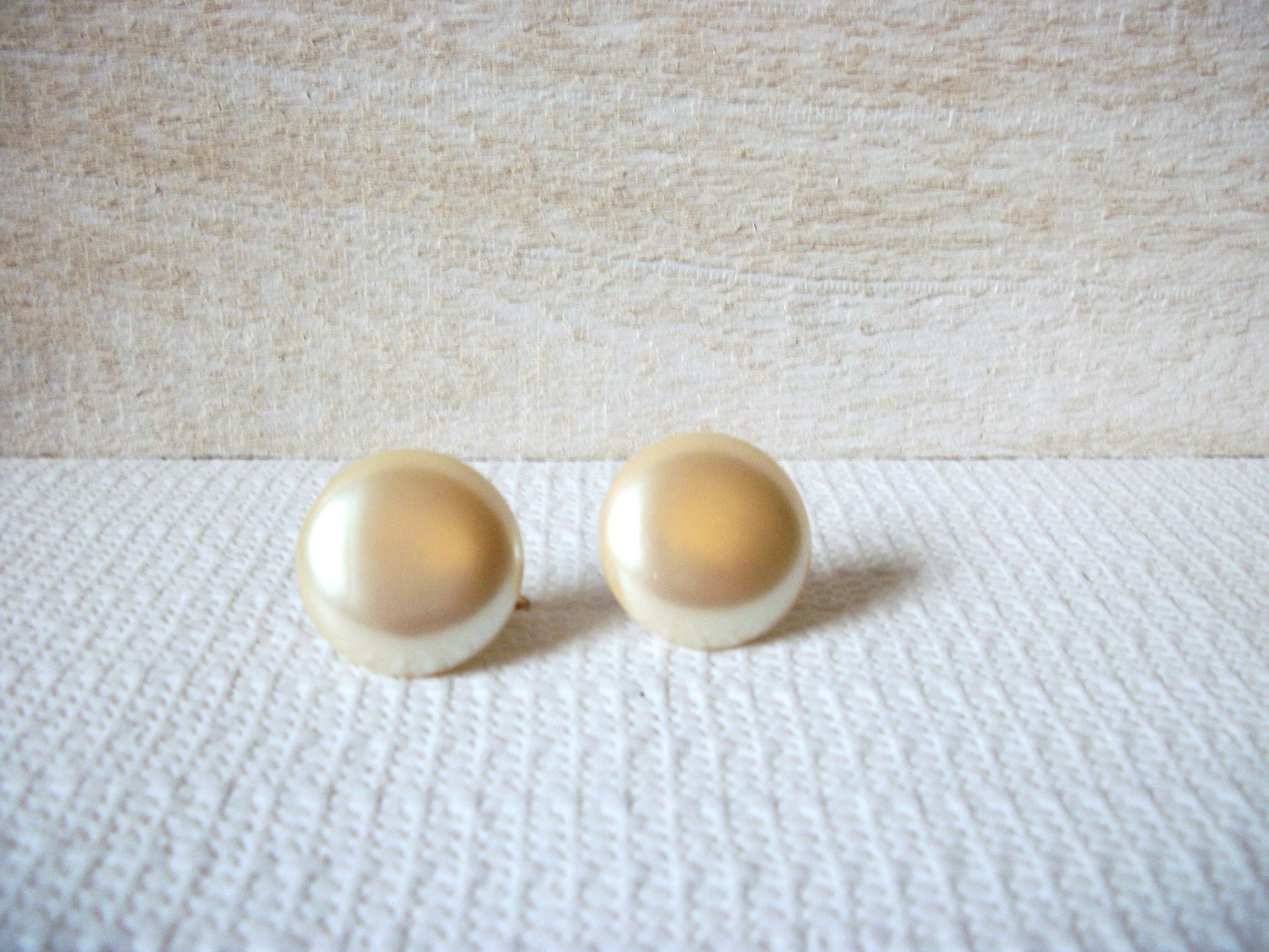 Vintage 1950s Faux Pearl Earrings 52320