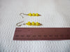 Retro Yellow Glass Earrings 52320