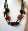 Vintage Glass Necklace 42120