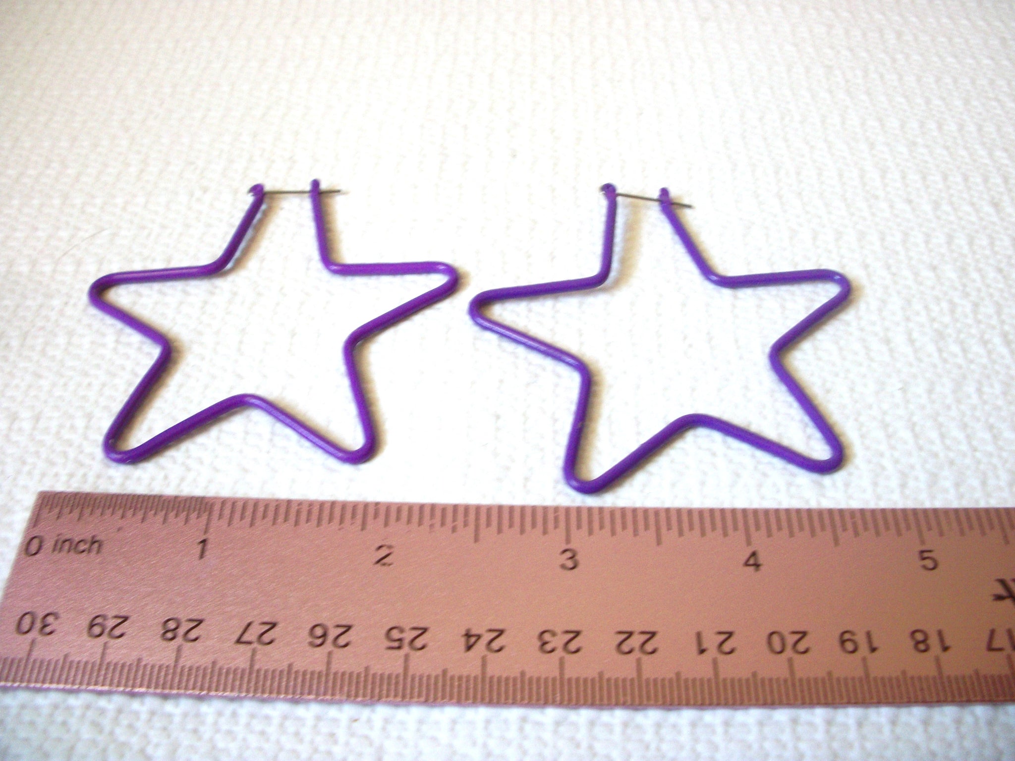 Retro Purple Large Earrings 42220