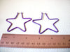 Retro Purple Large Earrings 42220