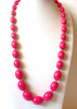 Retro Pink Gold Necklace 113020