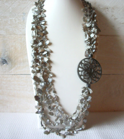 EAST Company Massive Runway Statement Necklace 52420