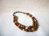1950s Vintage Hand Molded Beads Necklace 52420