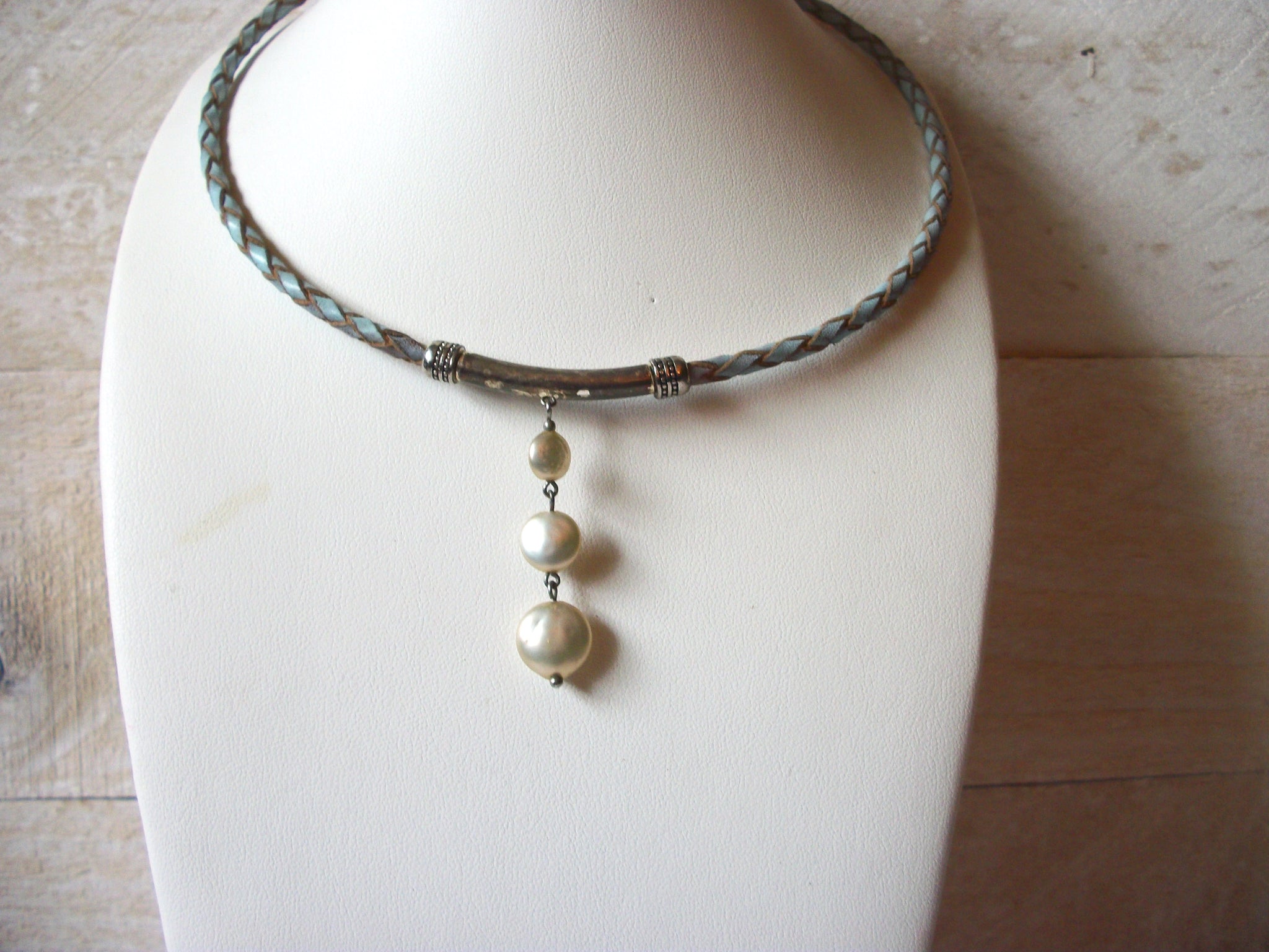 Bohemian Distressed Choker Necklace 52420