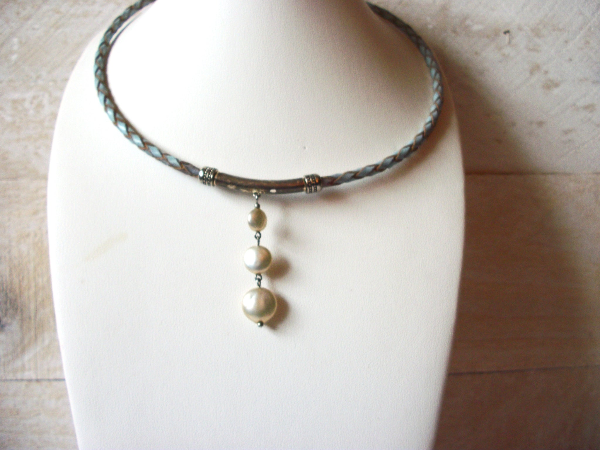 Bohemian Distressed Choker Necklace 52420