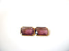 Retro Lilac Glass Brooch Pin 113020