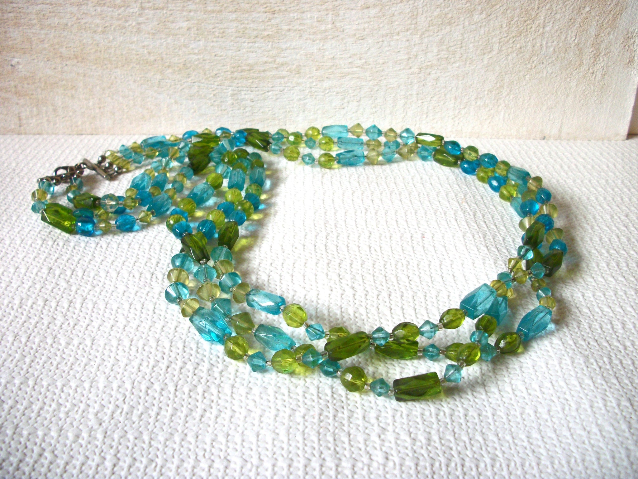 Retro 30 Inch Czech Glass Necklace 52420