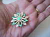 Smaller Rare Vintage Lucinda Flower Pins 42320