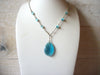 Avon Blue Pendant Necklace 52520