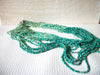 Massive Mint Green Turquoise Green Glass Necklace 52520