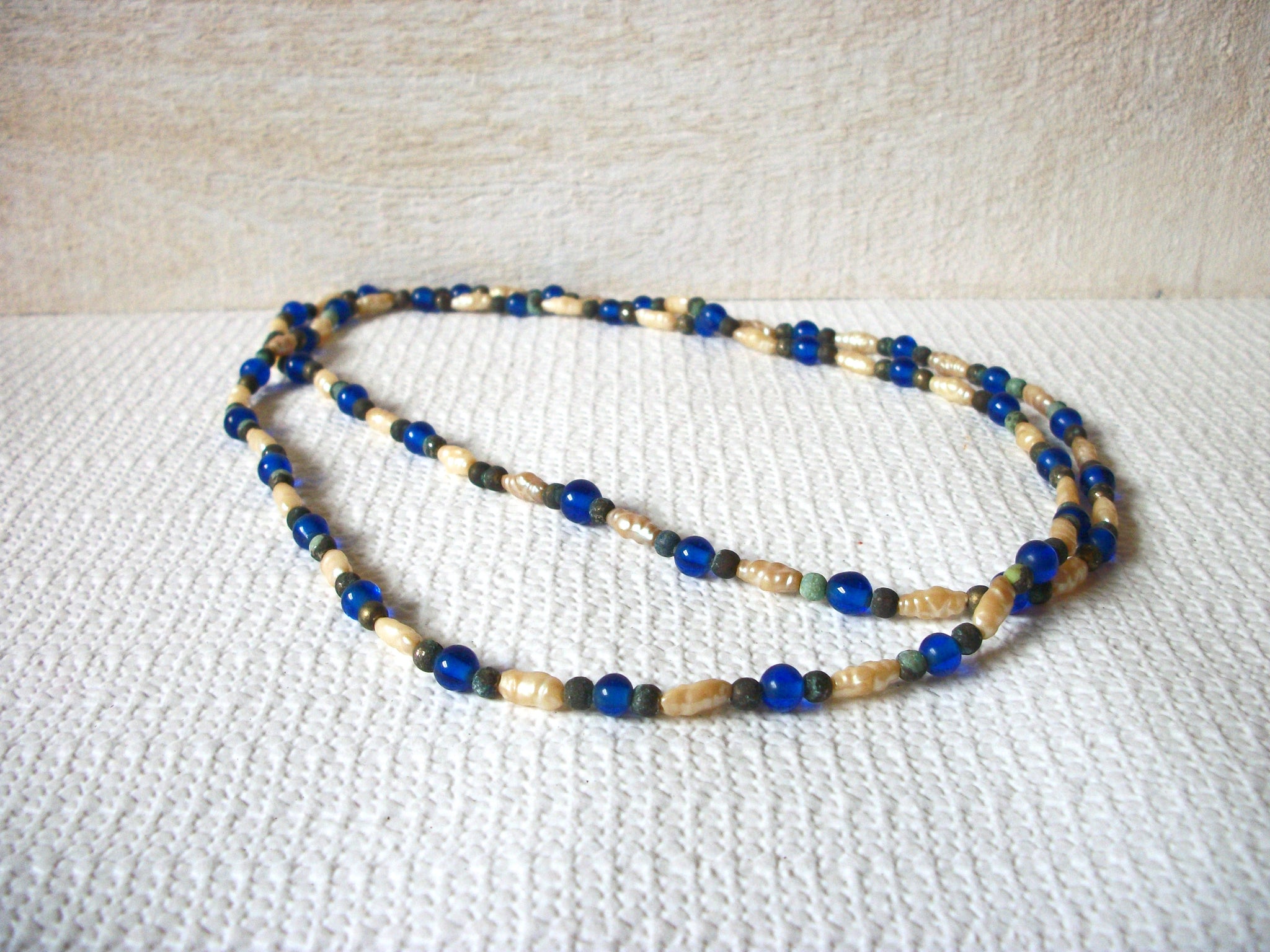 Retro Pearls Glass Necklace 52520