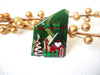 House Pins By Lucinda Christmas Tree Heart Fence Wreaths White Green Glitter 42320