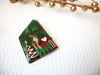 House Pins By Lucinda Christmas Tree Heart Fence Wreaths White Green Glitter 42320