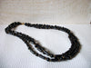 Retro Black Lucite Necklace 52520