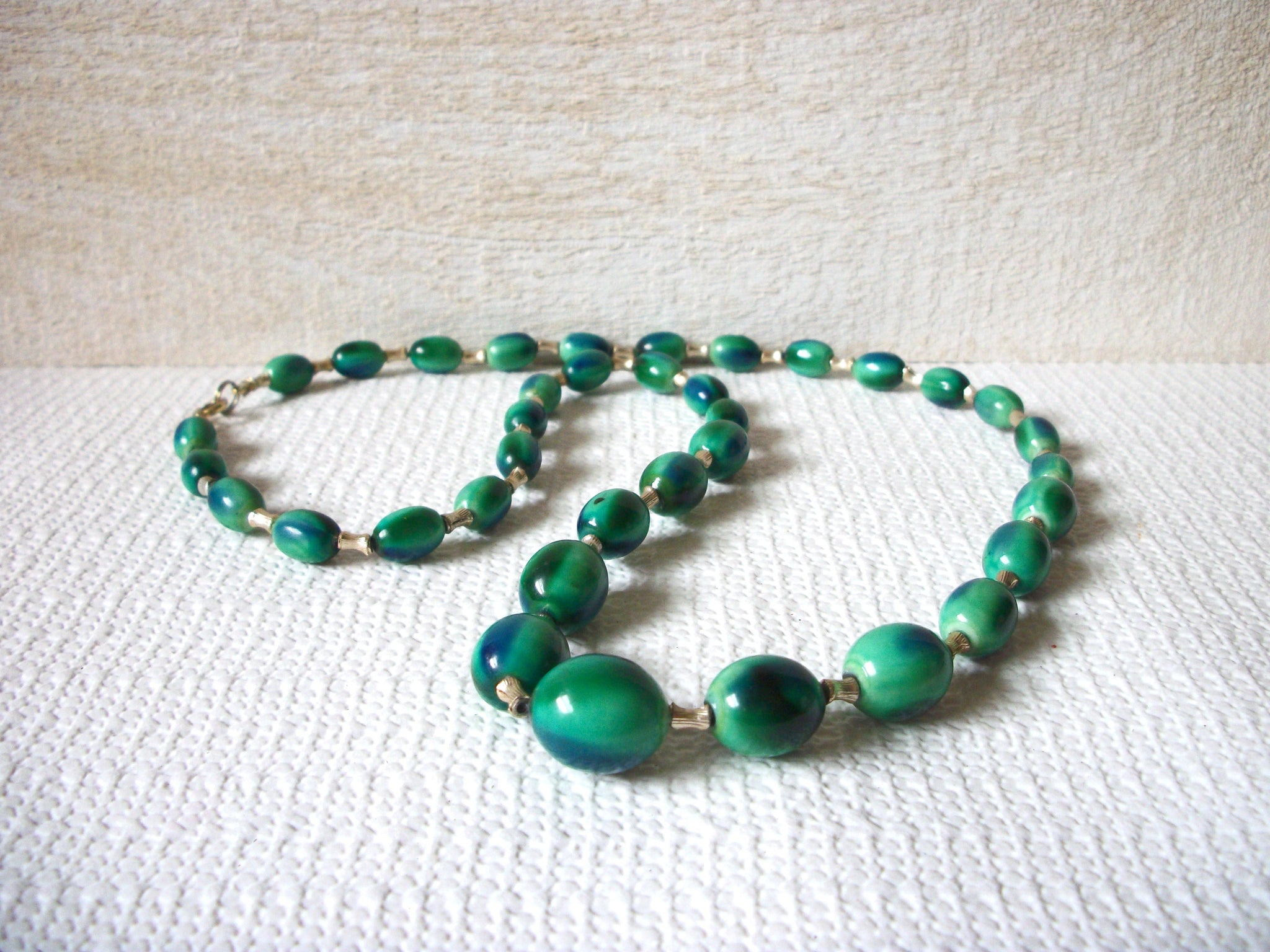 Retro Green Necklace 52620