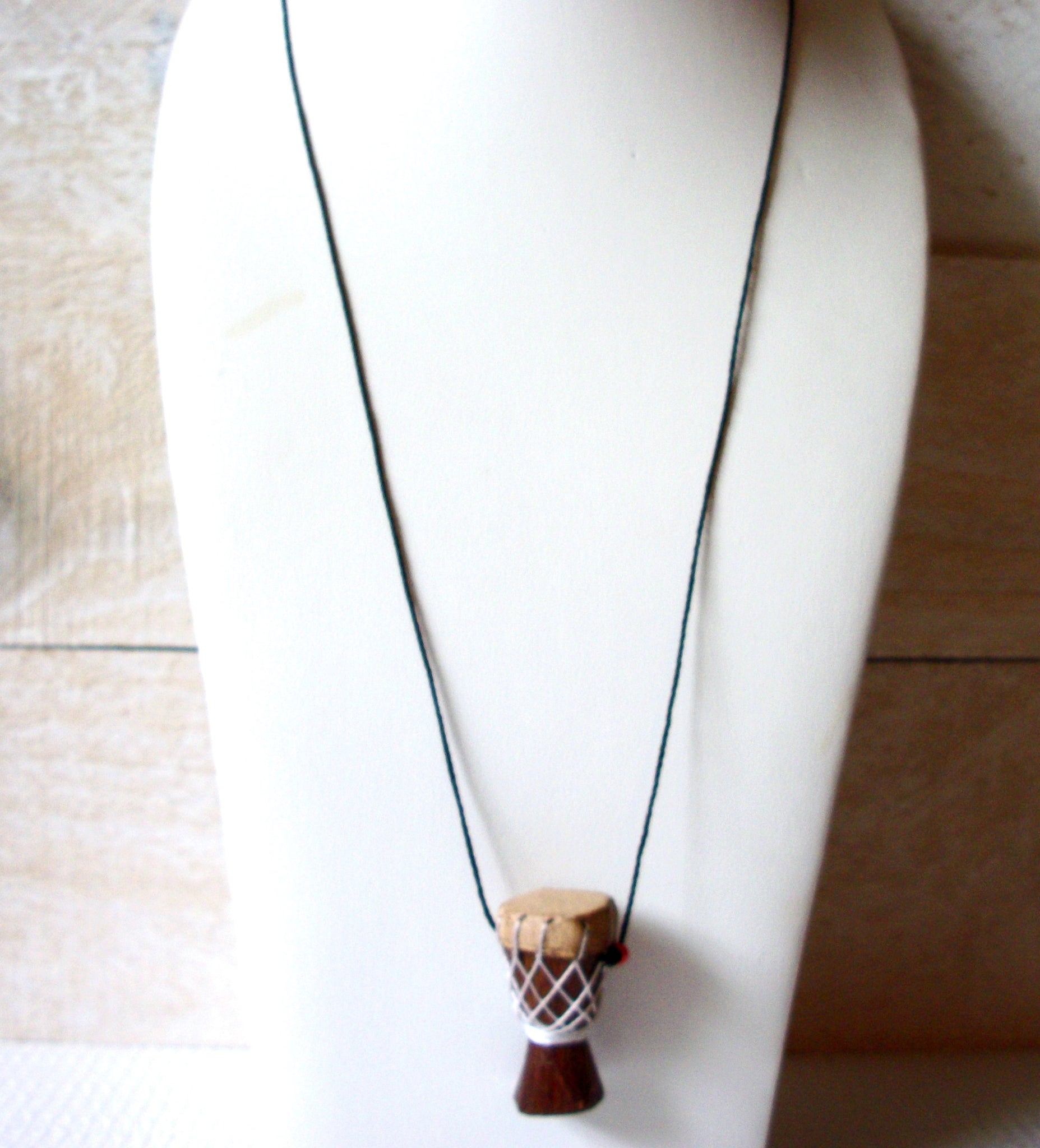 African Drum Necklace 52620