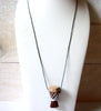 African Drum Necklace 52620