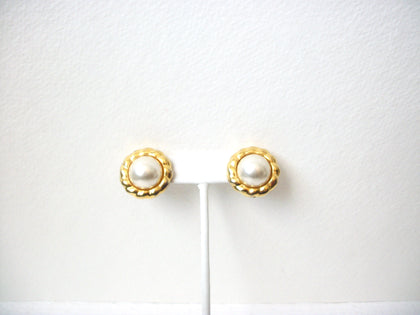 Vintage1950s Faux Pearl Earrings 112920