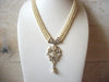 Vintage Glass Pearl Necklace 52720