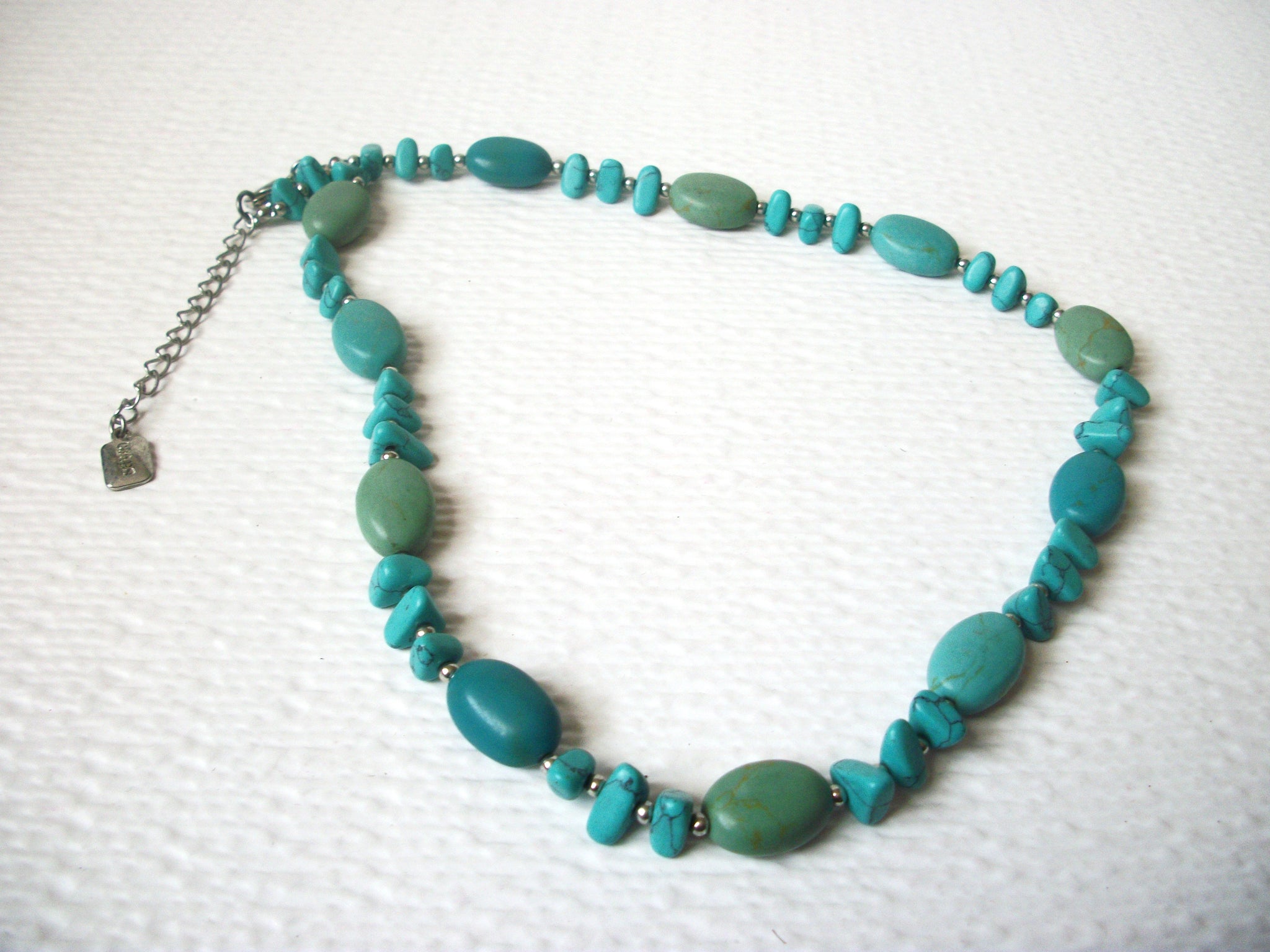 Vintage CHAPS Southwestern Stone Necklace 112920