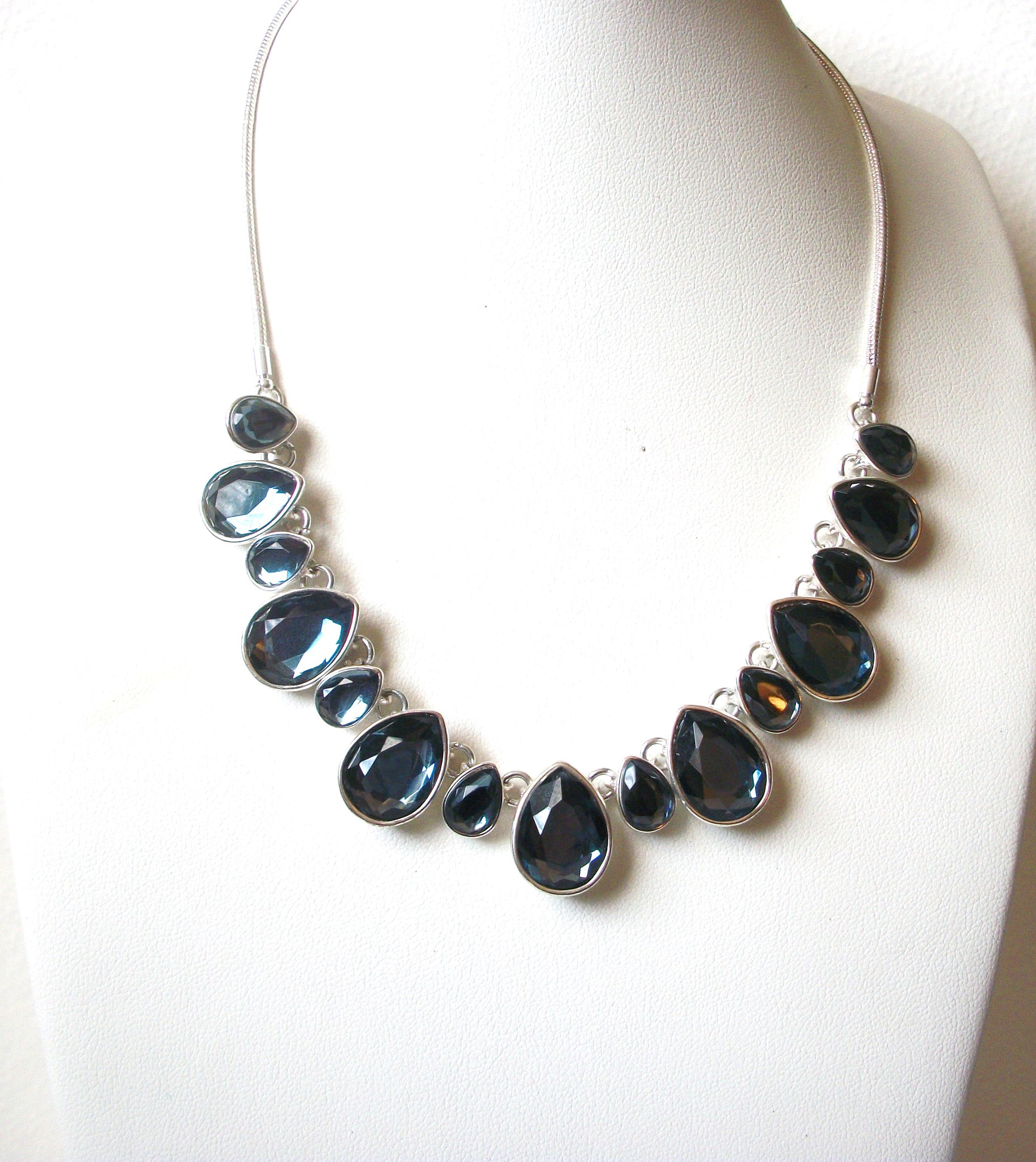 Vintage Nine West Rhinestone Necklace 113020